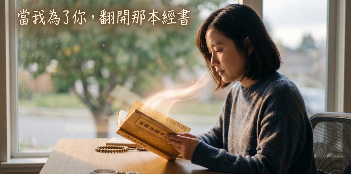 為你翻開那本經書